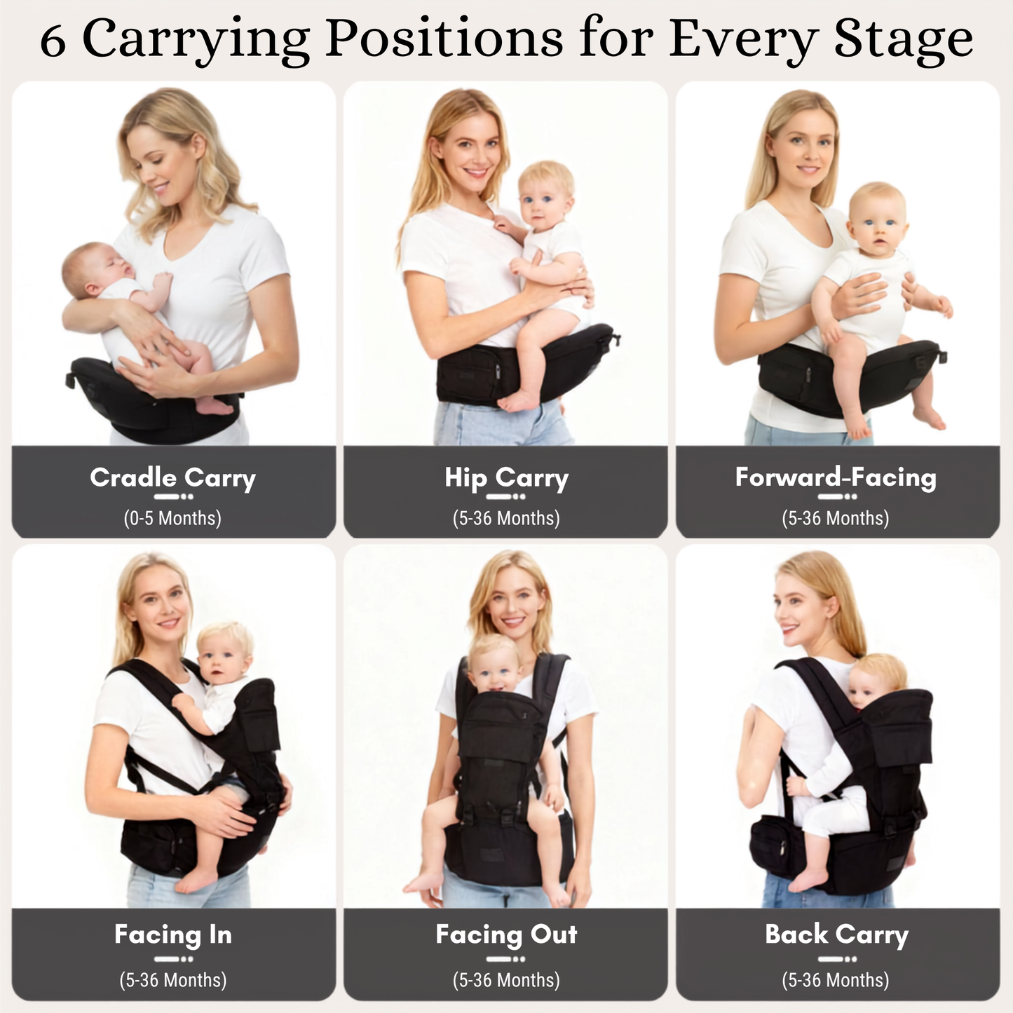 Buy One MomySnug® Hip Seat & Carrier — Free One Changing Pad