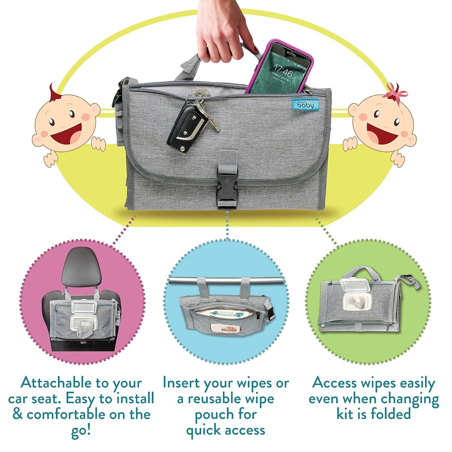MomySnug® Portable Diaper Changing Pad